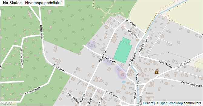 Na Skalce - mapa podnikání