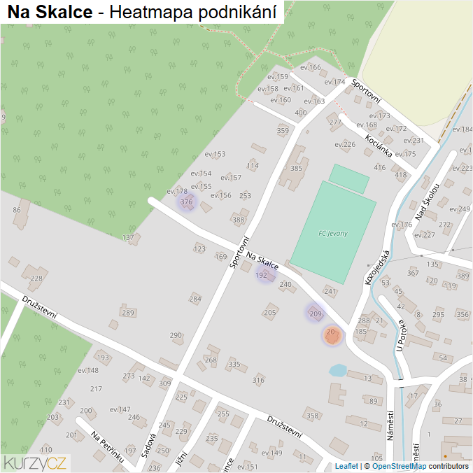 Mapa Na Skalce - Firmy v ulici.