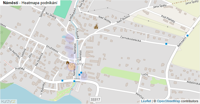 Náměstí - mapa podnikání
