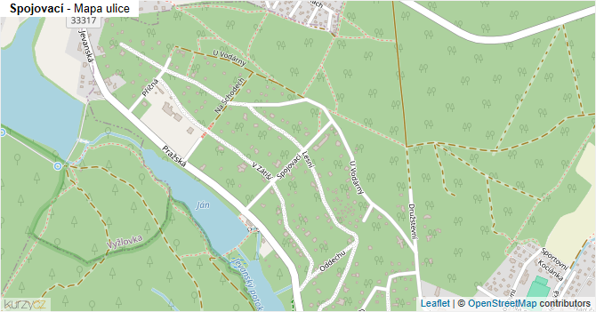 Spojovací - mapa ulice