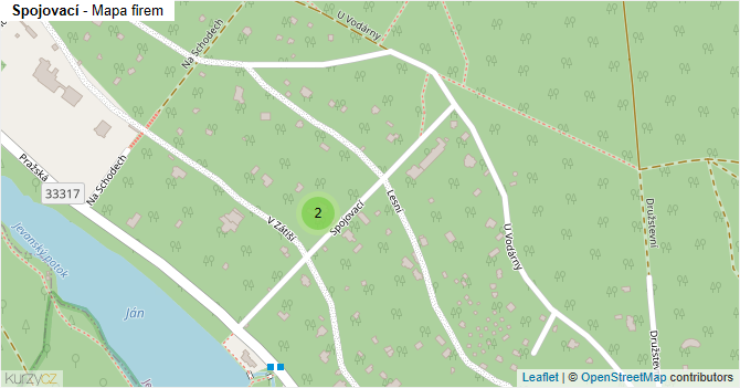 Spojovací - mapa firem