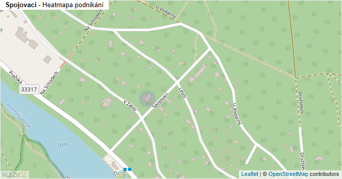 Spojovací - mapa podnikání