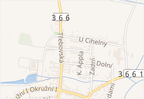 Dr. Klimeše v obci Jevíčko - mapa ulice
