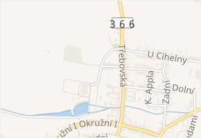 Horní v obci Jevíčko - mapa ulice