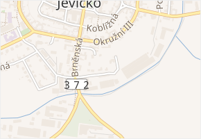 Na Rybníku v obci Jevíčko - mapa ulice