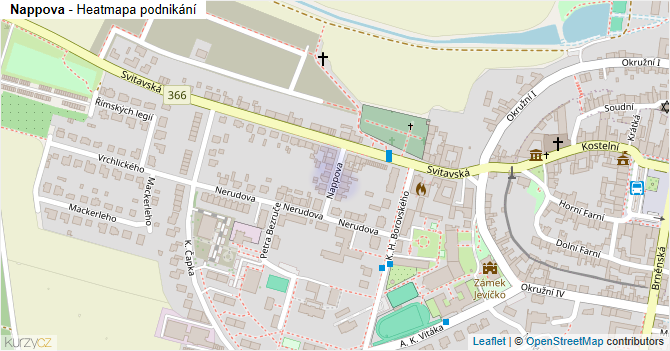 Nappova - mapa podnikání