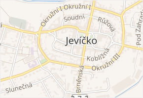 Spojovací v obci Jevíčko - mapa ulice