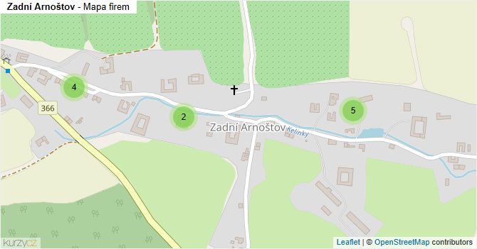 Zadní Arnoštov - mapa firem