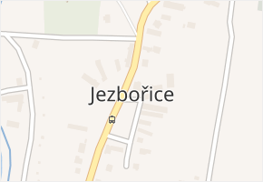 Jezbořice v obci Jezbořice - mapa části obce