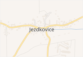Jezdkovice v obci Jezdkovice - mapa části obce