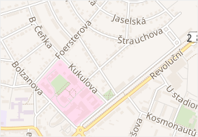 Argonská v obci Jičín - mapa ulice