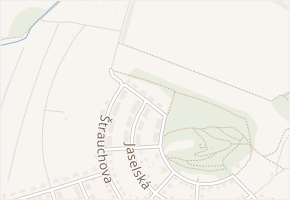 Erbenova v obci Jičín - mapa ulice