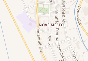 Janouškova v obci Jičín - mapa ulice