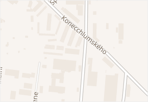 Konecchlumského v obci Jičín - mapa ulice