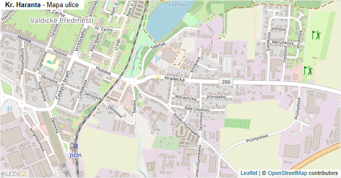 Kr. Haranta - mapa ulice