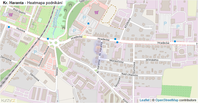 Kr. Haranta - mapa podnikání
