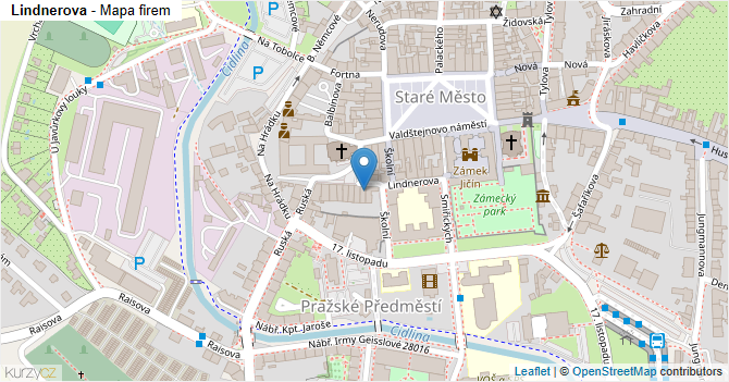 Lindnerova - mapa firem
