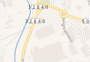 Riegrova v obci Jičín - mapa ulice