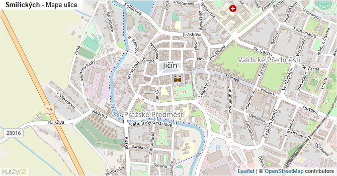 Smiřických - mapa ulice