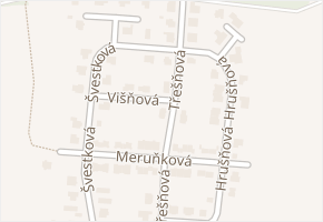 Třešňová v obci Jičín - mapa ulice