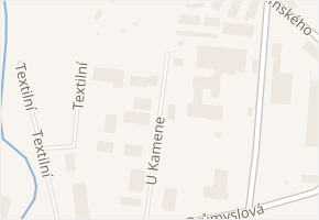 U Kamene v obci Jičín - mapa ulice
