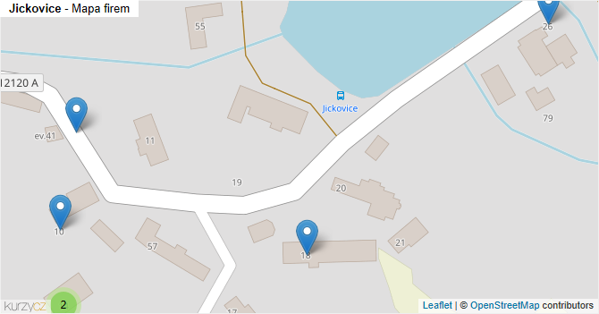 Jickovice - mapa firem