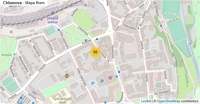 Chlumova - mapa firem