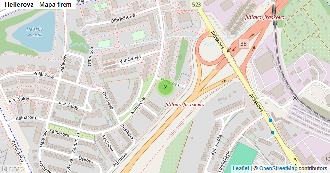 Hellerova - mapa firem