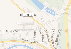 J. V. Prchala v obci Jihlava - mapa ulice