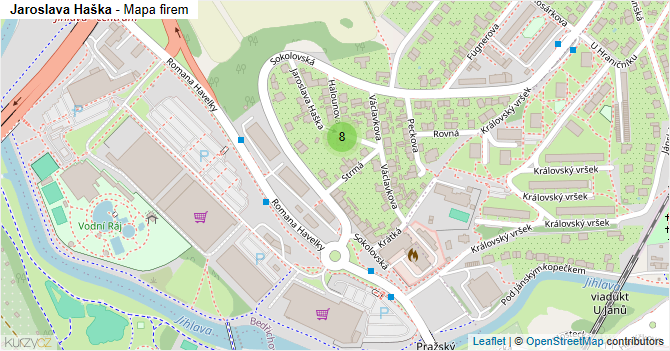 Jaroslava Haška - mapa firem