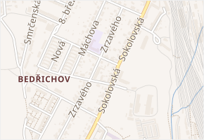 Jungmannova v obci Jihlava - mapa ulice