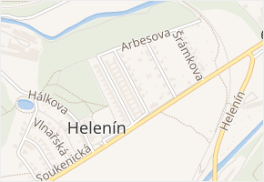 Kmochova v obci Jihlava - mapa ulice