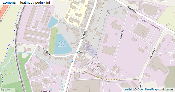 Lomená - mapa podnikání