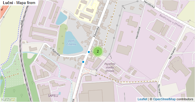 Luční - mapa firem