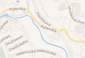Na Stráni v obci Jihlava - mapa ulice