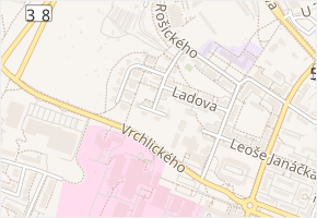 Pavlovova v obci Jihlava - mapa ulice