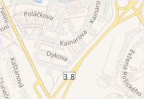 Rejchova v obci Jihlava - mapa ulice