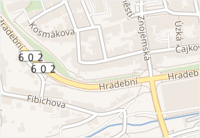 Smetanova v obci Jihlava - mapa ulice