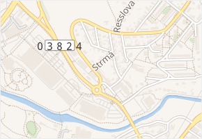 Strmá v obci Jihlava - mapa ulice