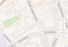 třída Legionářů v obci Jihlava - mapa ulice