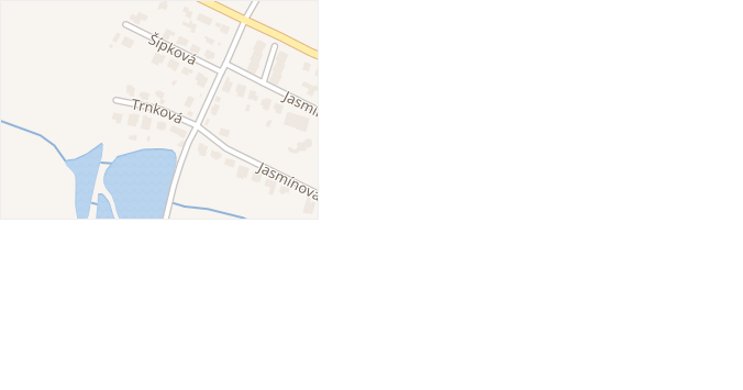 Trnková v obci Jihlava - mapa ulice