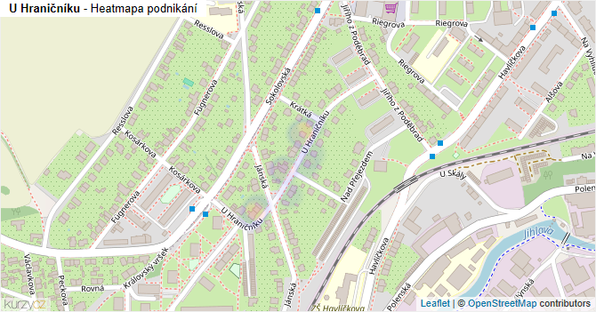 U Hraničníku - mapa podnikání