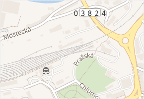 U Pražského mostu v obci Jihlava - mapa ulice