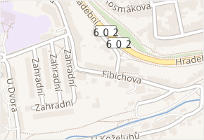 V Důlkách v obci Jihlava - mapa ulice