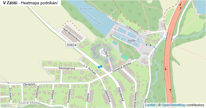 V Zátiší - mapa podnikání
