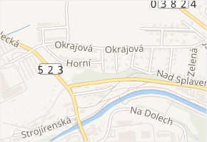 Za Lesem v obci Jihlava - mapa ulice