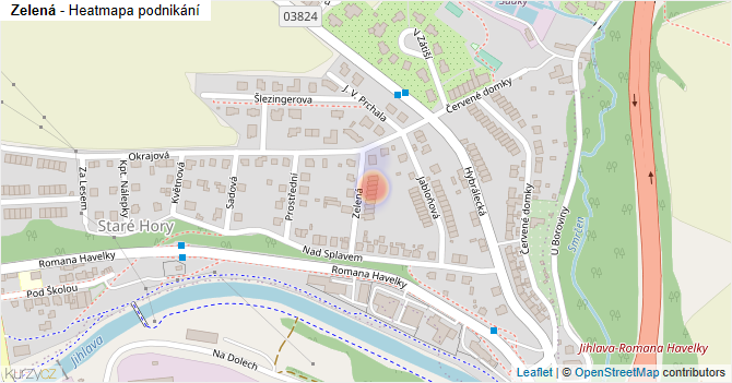 Zelená - mapa podnikání