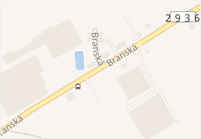 Branská v obci Jilemnice - mapa ulice