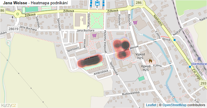 Jana Weisse - mapa podnikání