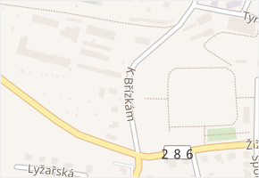 K Břízkám v obci Jilemnice - mapa ulice